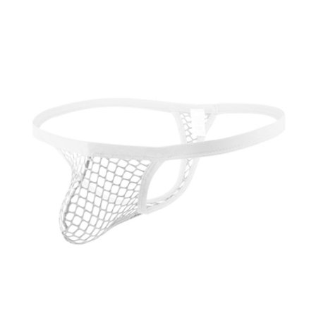 Sexiga underkläder Genomskinlig stringtrosa VIT 2XL vit 2XL