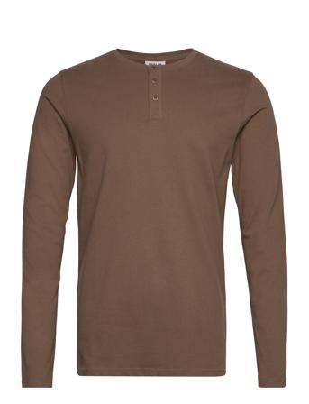 Sdvinton Tee Ls Brown Solid