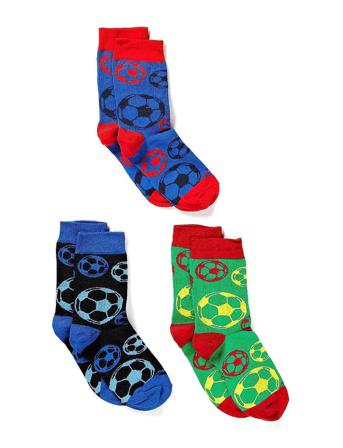 Cr7 Kids Socks 3-Pack Socks & Tights Socks Monivärinen/Kuvioitu CR7