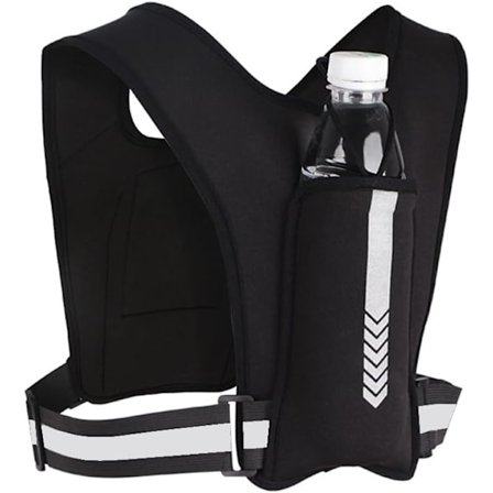 Juoksuvyö Puhelintelineellä, Jogging-puhelinteline, Heijastava juoksuvyö, Juoksurintalaukku vesipullotaskulla, Juoksupuhelinteline Vyö