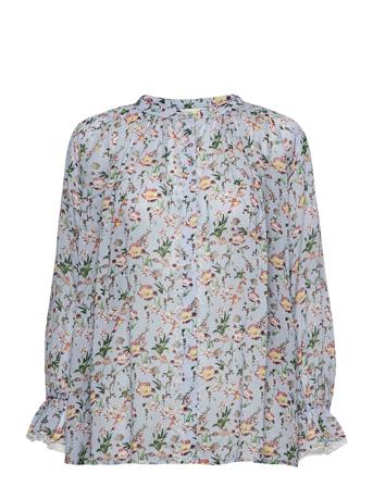 Ivey Blouse Bluse Langermet Multi/mønstret By Malina