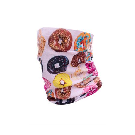 JUNGMOB Komin Donuts, kobieta, ONE SIZE, Biały