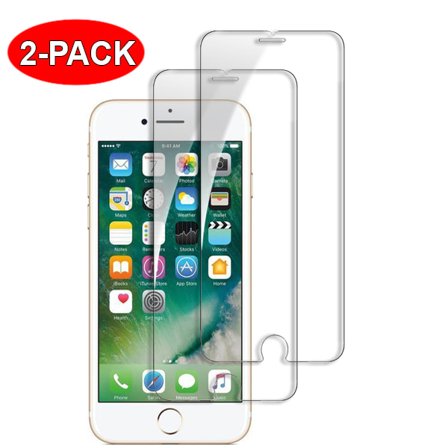 2-Pack - iPhone 7/8/SE(2020/2022) Skjermbeskytter i herdet glass