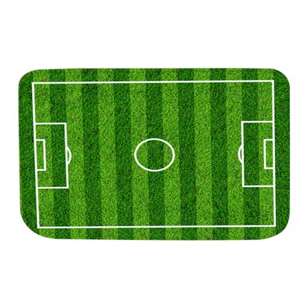 Balkongmatta, vattentålig med kristallvelour, mjuk och slitstark halkfri matta för balkongkök, ljus färg 3D-mönstereffekt lätt att