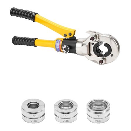 Hydraulisk krimpverktyg, effektiv krimpning av kopparrör, ergonomisk design,VUS