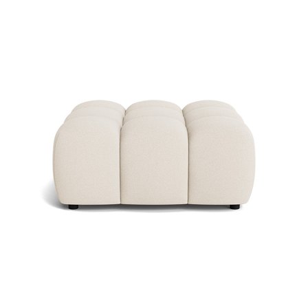 Puffy puf, 95x95 - Loop Creme - 95x95x40 - Puf