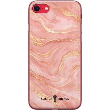 Kompatibel Mobilcover til Apple Apple iPhone 7 Cactus and Friends – RoseGoldFlow