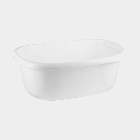 Lodní vanička Nordiska Plast, bílá, 660 x 435 x 250 mm, 40 litrů