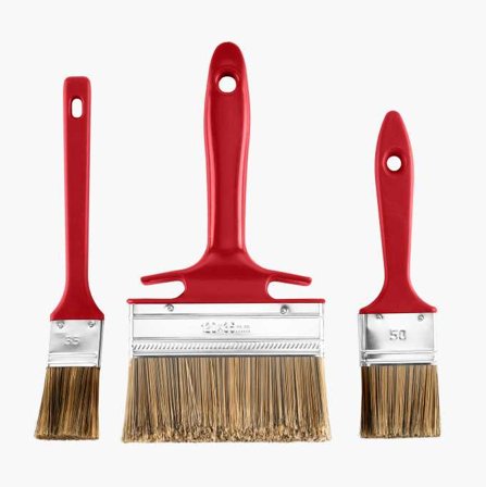 Penselset basic syntet 35–120 mm