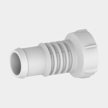 Slangstuds lige Attwood, 25 mm (1′′) slange / 28 mm (1 1/8′′) slange, til lænsepumper Tsunami MK2 T1200