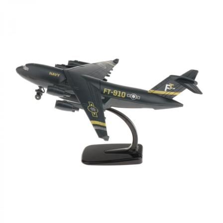 Flygplansleksaker Transport Plan Legering Flygplan Diecast Flygplansmodell Present Svart
