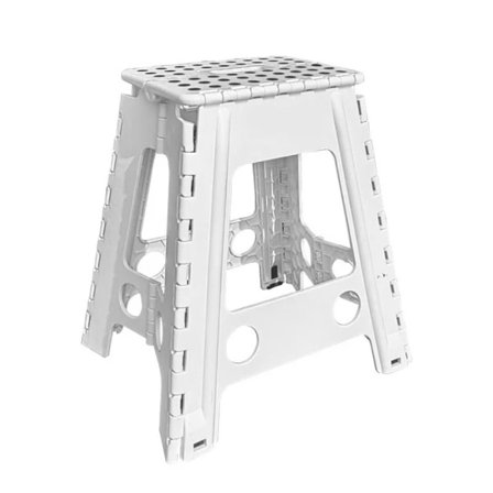 Fällbar Bänk Stegpall VIT Vit