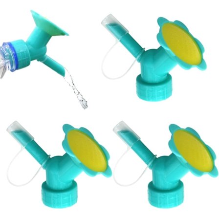 Vannkanne, Dobbelthodet Flaskekork Vannkanne Vannflaske Tut Topp Spreder for Hageverktøy 4 stk