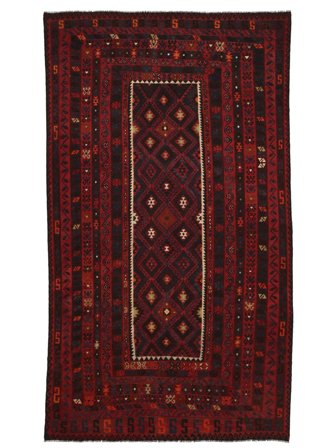 Grand Kilim Maimane Tapis 276X485 Laine