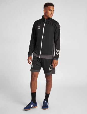 Hummel Hmllead Poly Zip Jacket - Black - XXL
