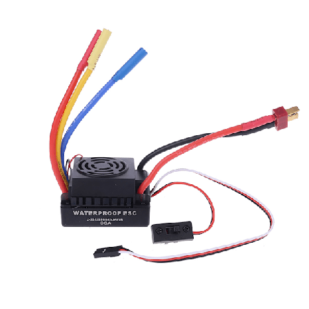 60A Børsteløs Motor ESC Elektrisk Hastighetsregulator for RC Biler Båter for Ubåter Kortbane Truck Spor DIY RC Bil