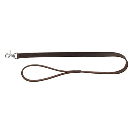 Maalaismainen fatnahkahihna, M–L: 1,00 m/20 mm, tummanruskea