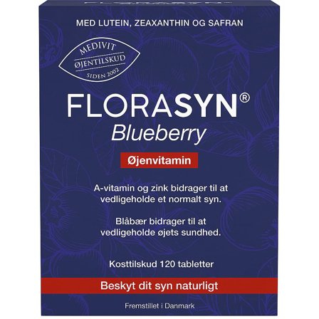 Florasyn Blueberry 120 stk, Helse & Madvarer, Ingredienser, Blåbær