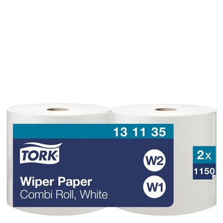TORK Industritorkrulle Advanced W1/2 vit - Lyreco - Städ och hygien - Toalettpapper och torkpapper - Industritork