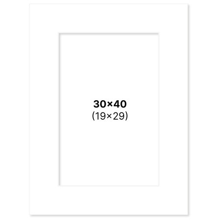 Pen Store Passe-partout Blanc 30x40 cm