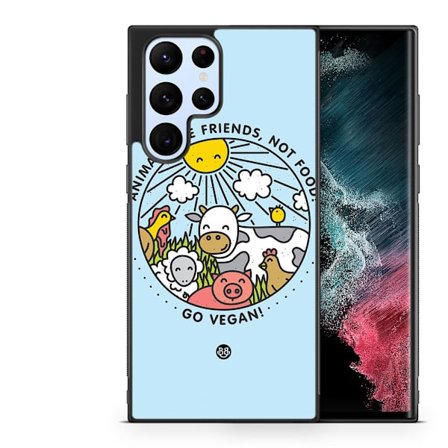 Bjornberry Skal Samsung Galaxy S22 Ultra 5G-Friends, Not Food