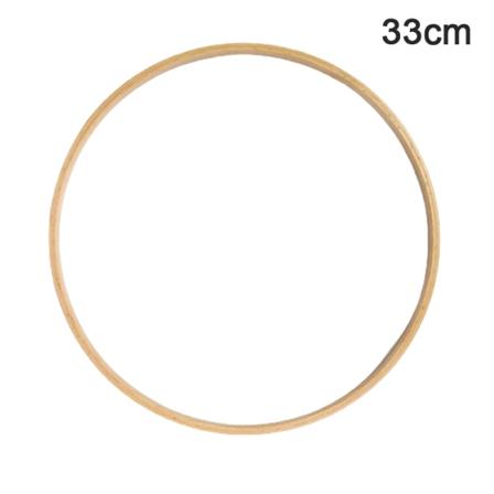 Hot DIY träkonsthantverk bambucirkel rund korsstygnssömnad 33cm