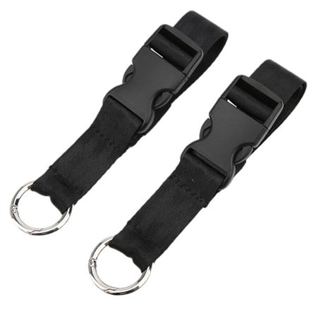 2 kpl Universaali Lastenrattaiden Pyörätuolin Ripustin Järjestäjä Vahvat Kätevät Klipsit