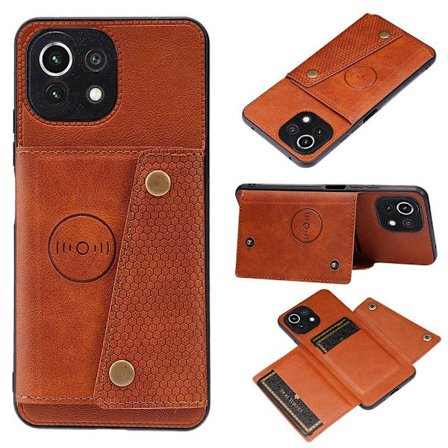 Xiaomi Mi 11 Lite - Stilsäkert Praktiskt Skal med Kortfack