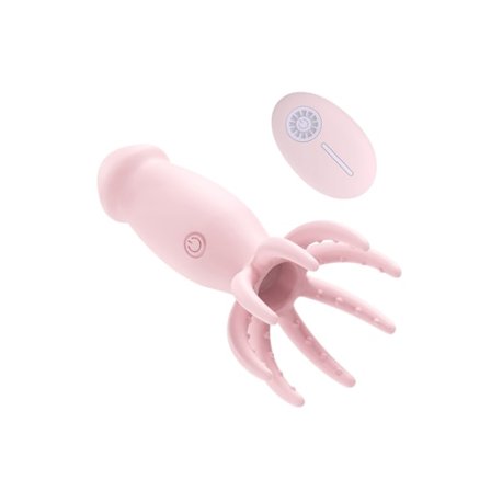 Dubbelsidig vibrator med 10 vibrationslägen för kvinnor (Rosa)