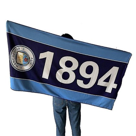 Manchester City 75*140cm Trykt Rektangulært Bade Håndkle Strandhåndkle Fans