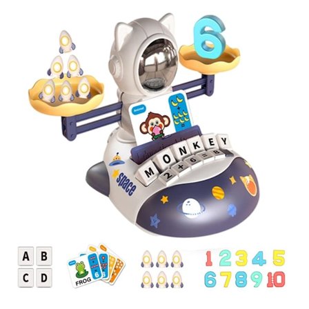 Børns Balance Matematik Spil Kat Vægt Læringsmæssig Matematik Tællelegetøj Førskolelegetøj Fødselsdagsgave til Drenge og Piger