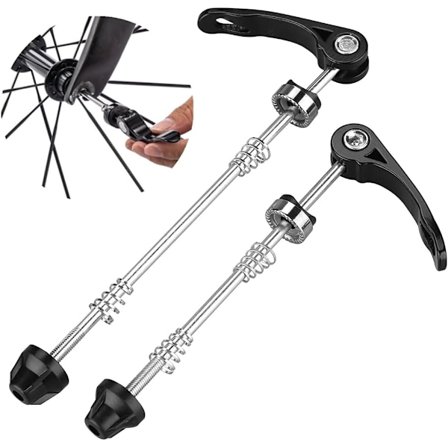 Sykkel Hurtigutløsningsett - forhjul og bakhjulmuttere