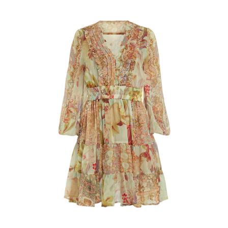 Guess Dress , Beige , Dames , Maat: XL Zomerjurken
