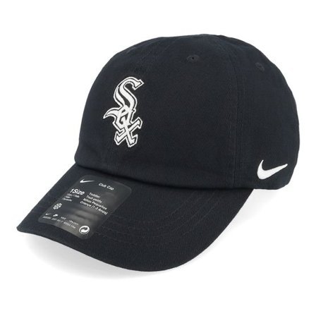 Nike MLB - MLB Svart unconstructed Keps - Kids Chicago White Sox Club Unconstructed Black Dad Cap @ Hatstore