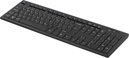 Deltaco TB-122 - tastatur - Nordisk - svart
