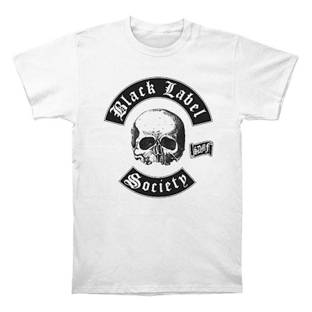 Black Label Society Skull Logo Vit T-shirt