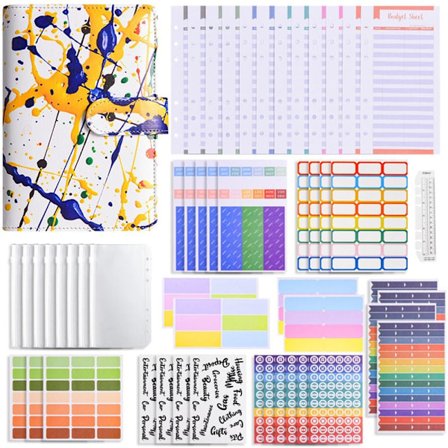 Budget Binder Penge Organizer for Kontanter B-DELUXE SÆT B-DELUXE SÆT