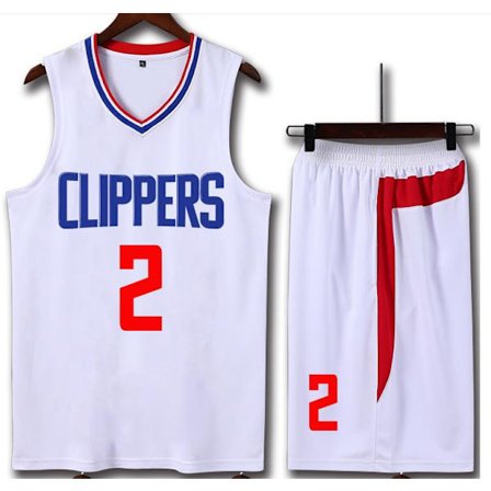Los Angeles Clippers Leonard 2 Basketbolltröja T-shirt Set