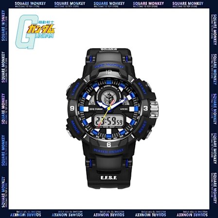 Original Gundam Joint Watches Zaku Vattentät Lysande Trend Sport Elektronisk Watch Anime Tillbehör Pojke Student Födelsedagspresent