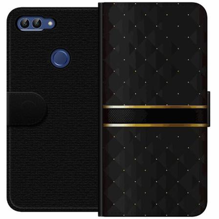 Huawei P Smart Plånboksfodral Golden Stripes