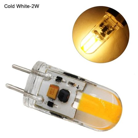 GY6.35 LED lys Krystall lyspære KALD HVIT-2W KALD HVIT-2W