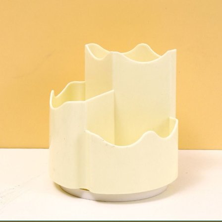 Pennhållare Sminkborsthållare GUL