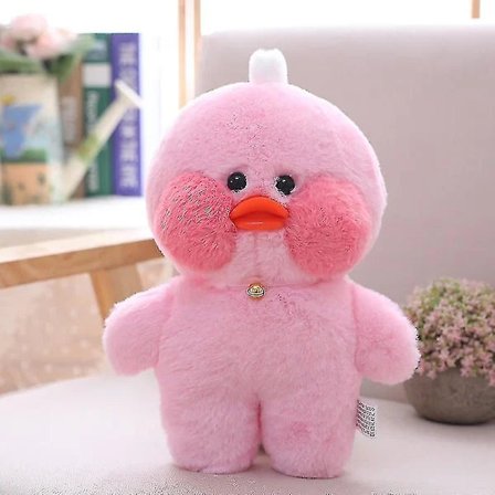 30cm Söt Lalafanfan Café Anka Vändbar till Enhörning Totoro Panda Plyschleksaker Stoppade Mjuka Djurdockor för Barn Flickor Födelsedagspresenter pi...
