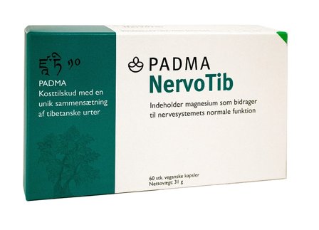 3 for 2 - Padma Padma NervoTib 60 kaps., Helse & Madvarer, Mineraler, Multimineraler