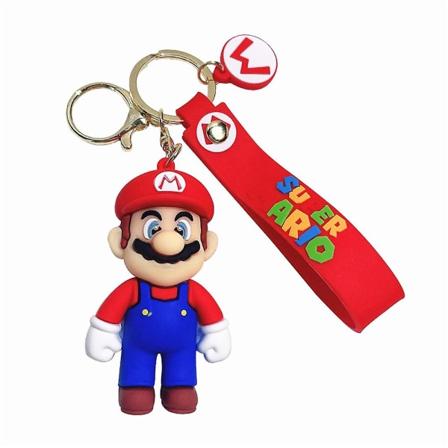 Super Mario Avaimenperä Avaimenperä Riipus Laukku Charm Gamer Lahjat Naisille Miehille Pojille Tytöille B