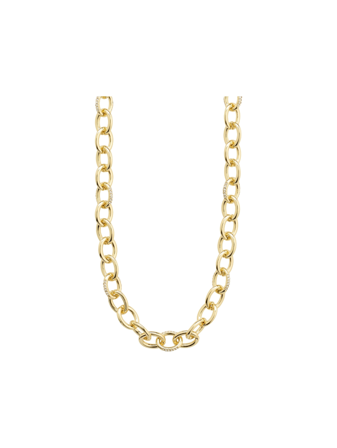 MATCH - Amiri Recycled Necklace Gold-P - Pilgrim - Str. ONESIZE - Dame - Tilbehør - Gul - messing