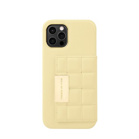 Statement Case iPhone 12 Pro Max Braided Butter Yellow