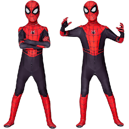 Cosplay Spider-man Spiderman Kostume Voksen Børn Outfit zy - Perfekt til mænd