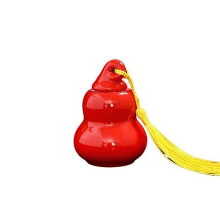 Kalebass Medicinflaska Keramikburk RÖD 30ML 30ML