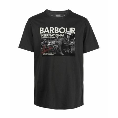 Barbour T-Shirts Sort, Herre